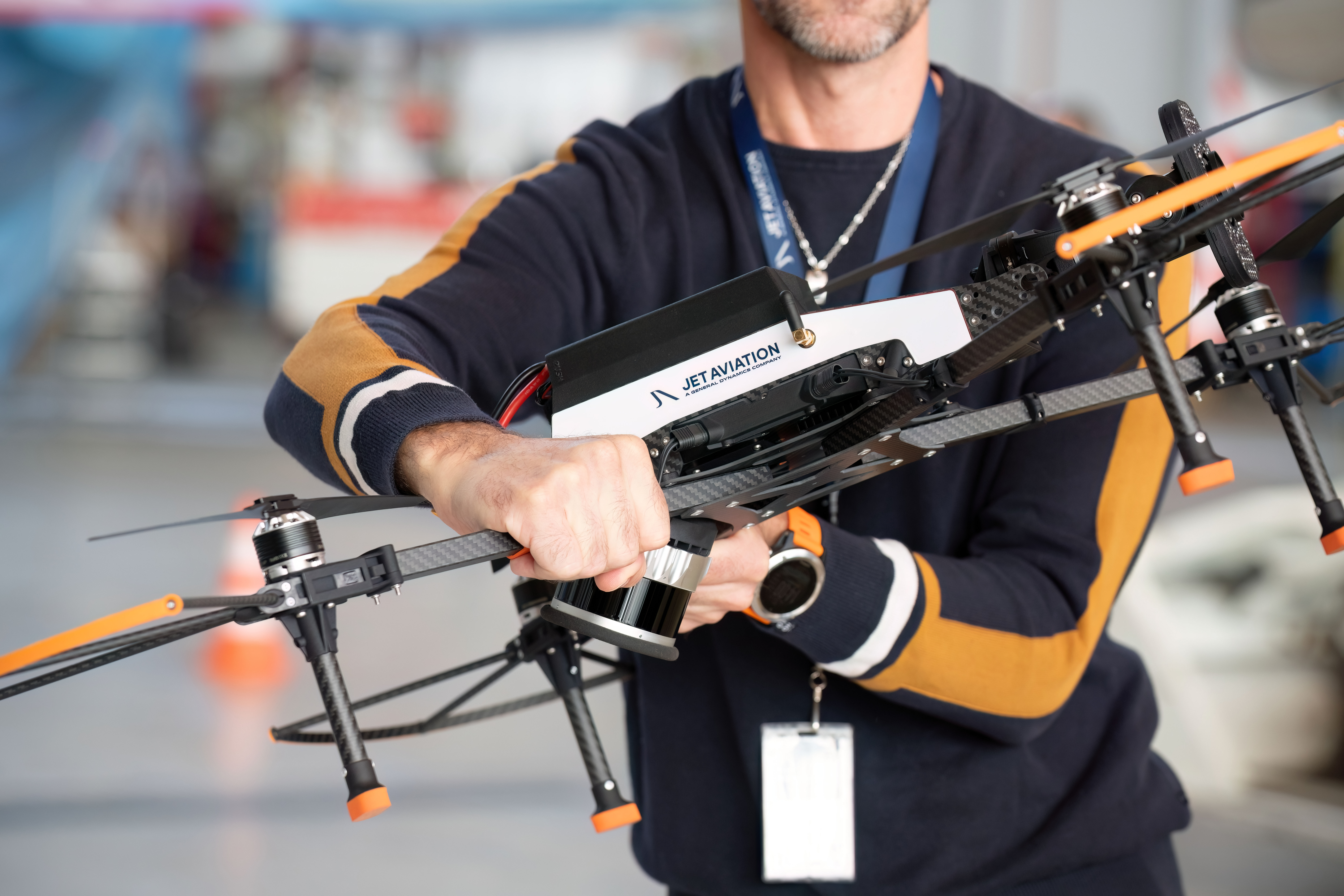 Automated drone for aircraft inspections